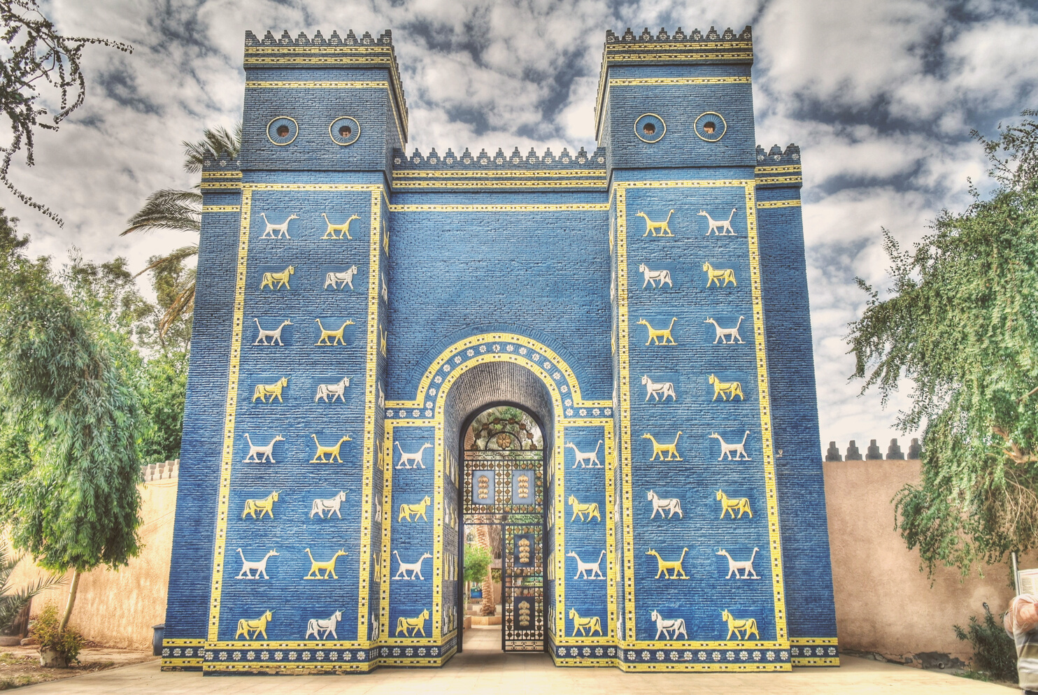 Ishtar gates in Babylon