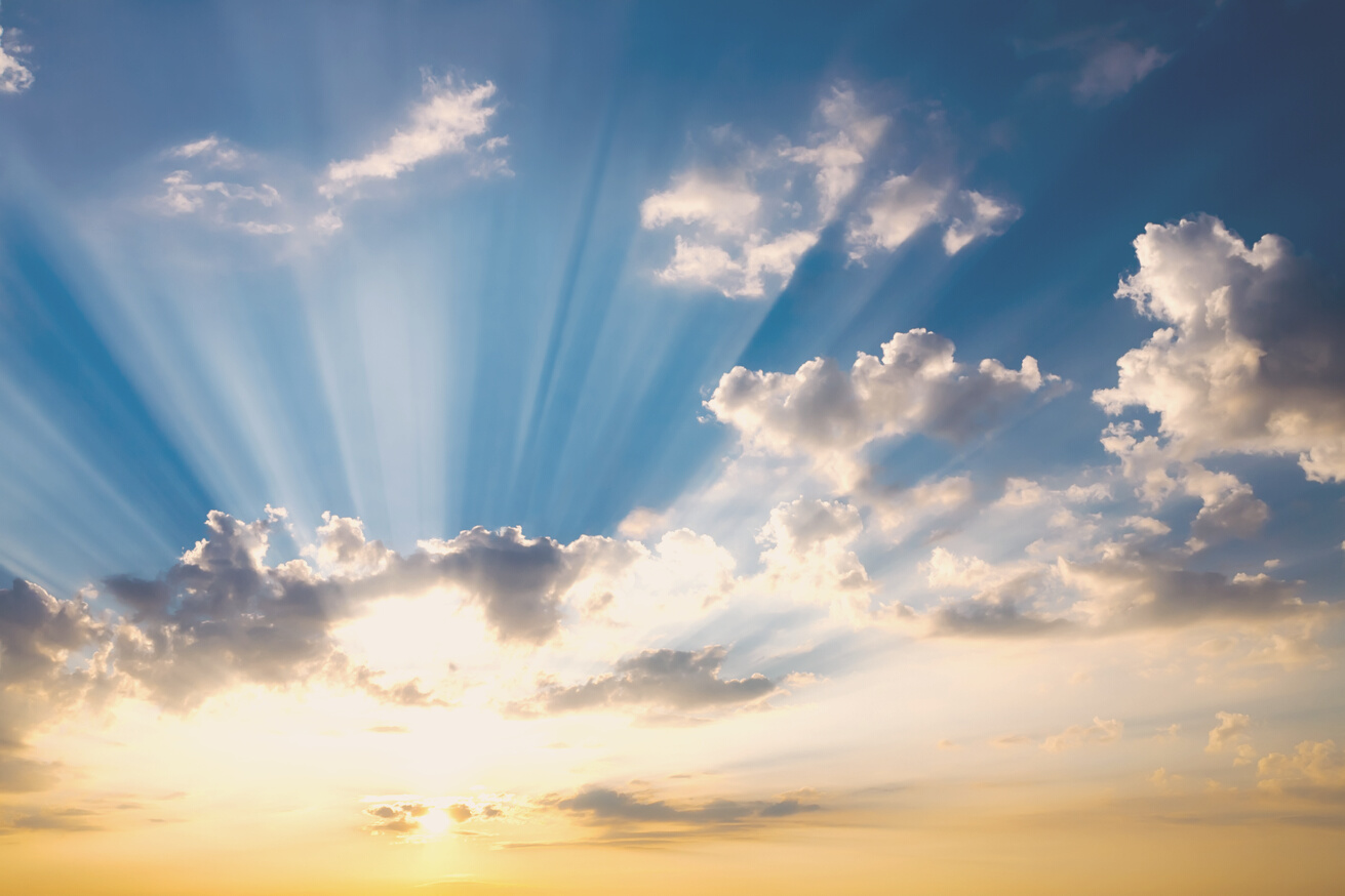 Clouds and sun